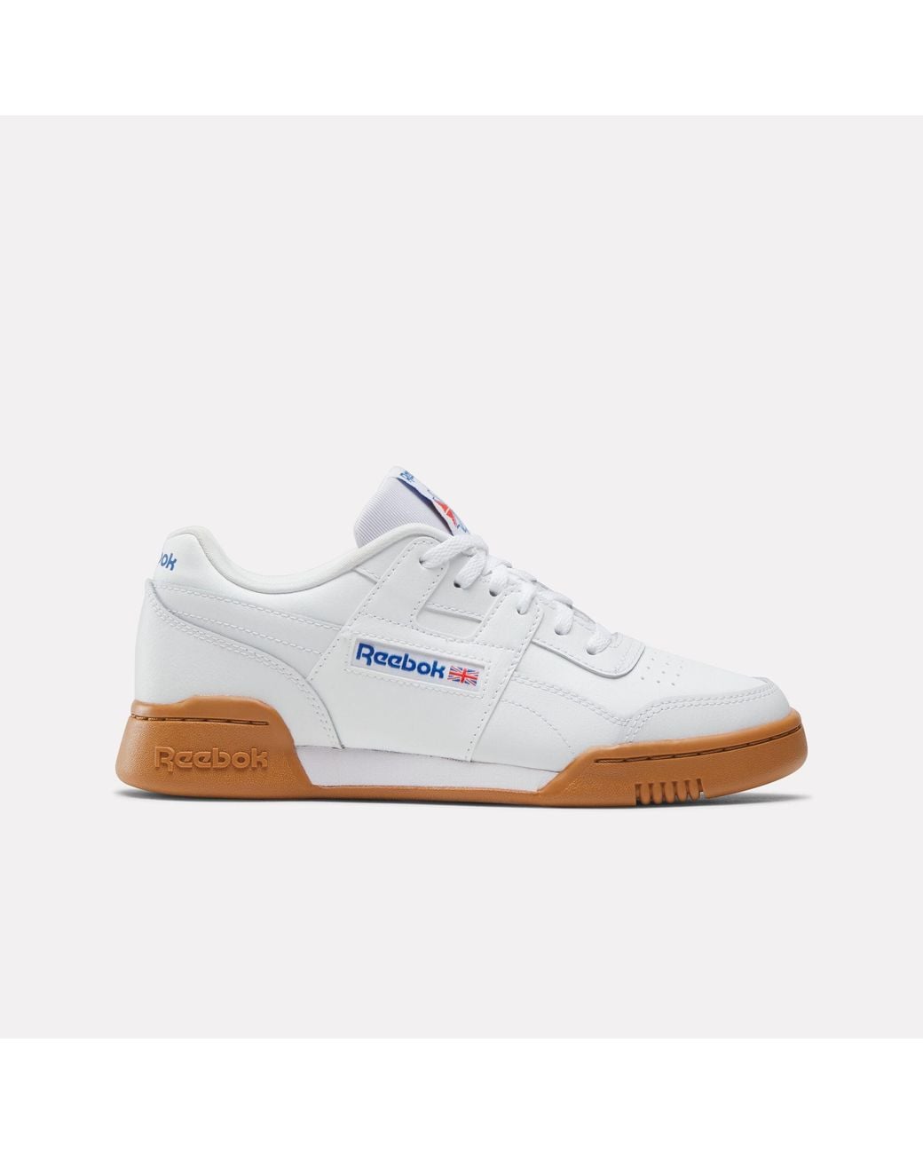 Reebok White Workout Plus Shoes