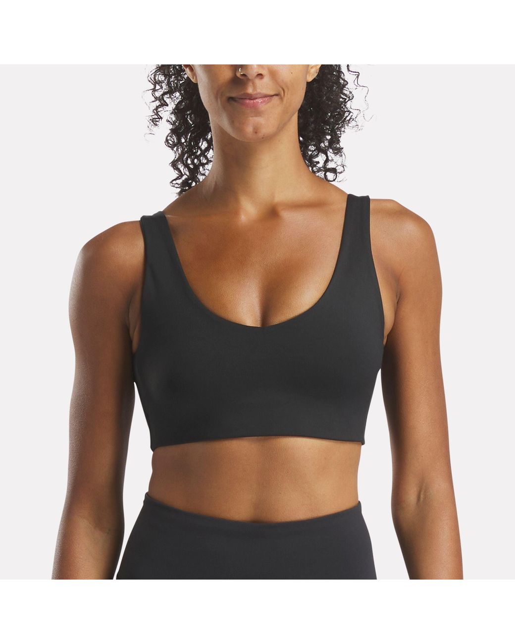Reebok Green Yoga V-Neck Bra