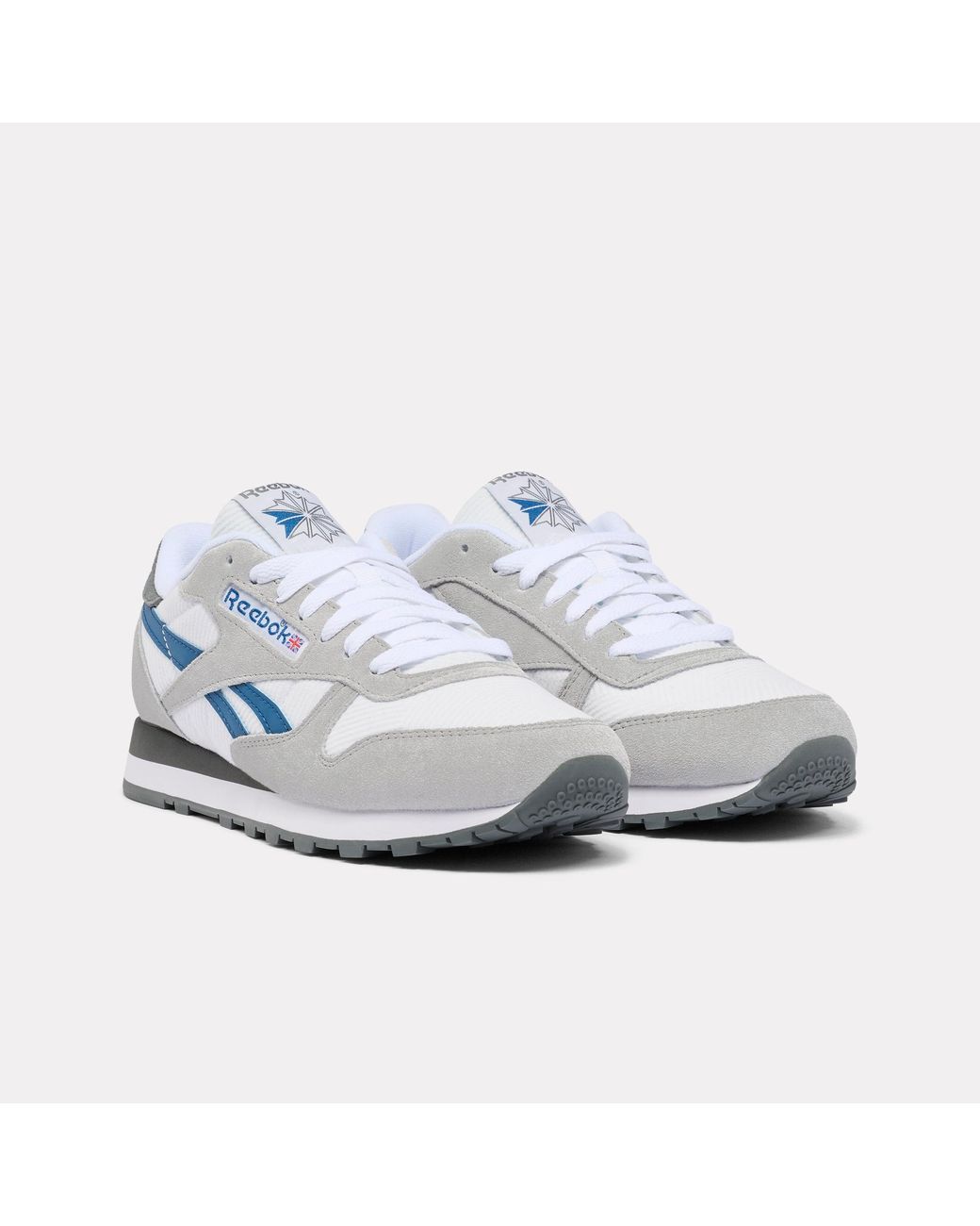 Reebok Blue Classic Leather Sneakers