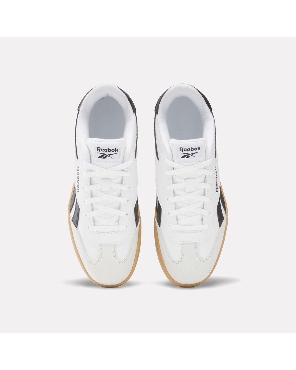 Reebok White Smash Edge Junior Trainers, Gum