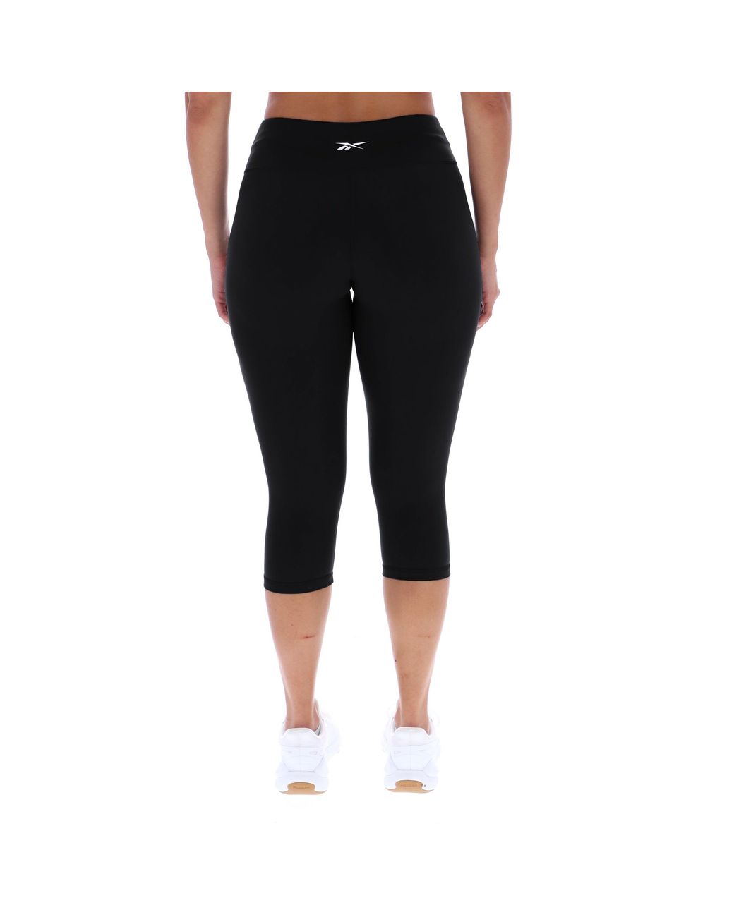 Reebok White Id Train 3/4 Leggings