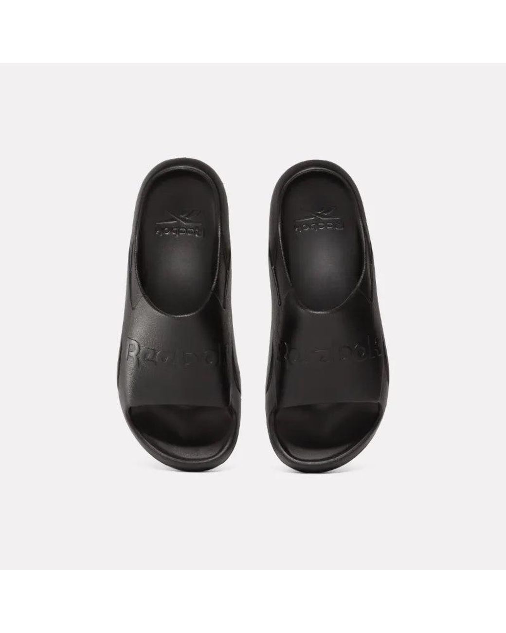 Reebok Black Clean Slides, Größe