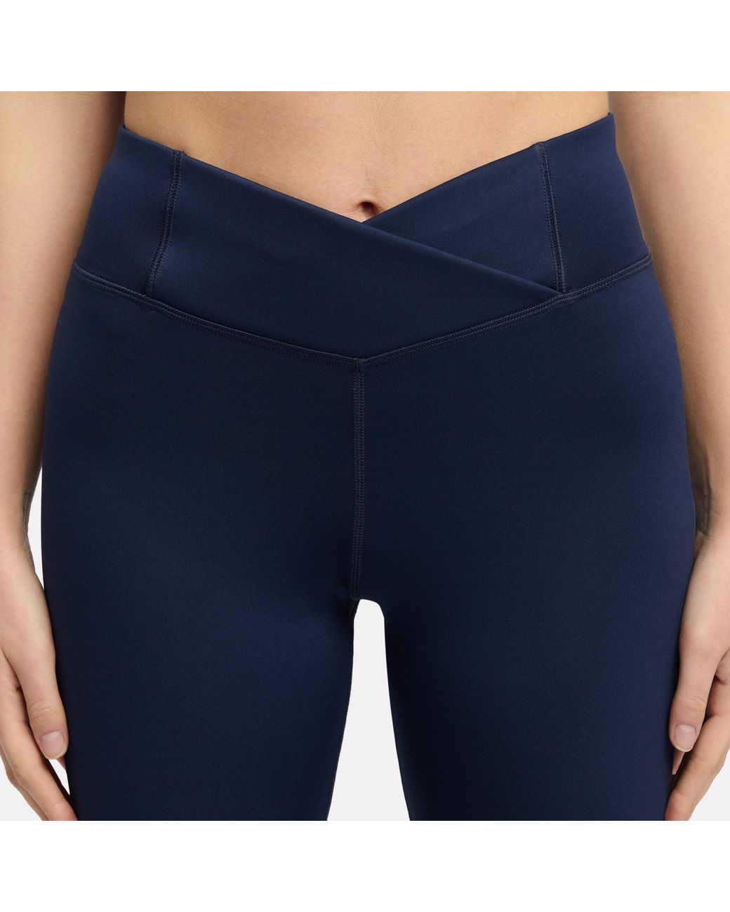 Reebok Blue Id Train High Rise 6.5" Biker Shorts