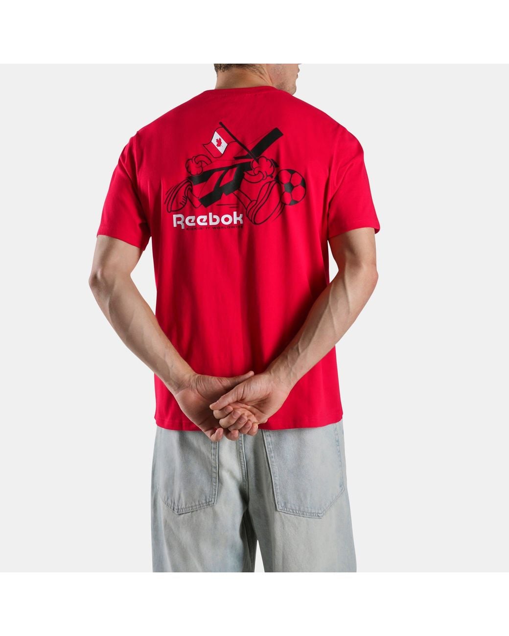 Reebok Red Canada Football Shirt