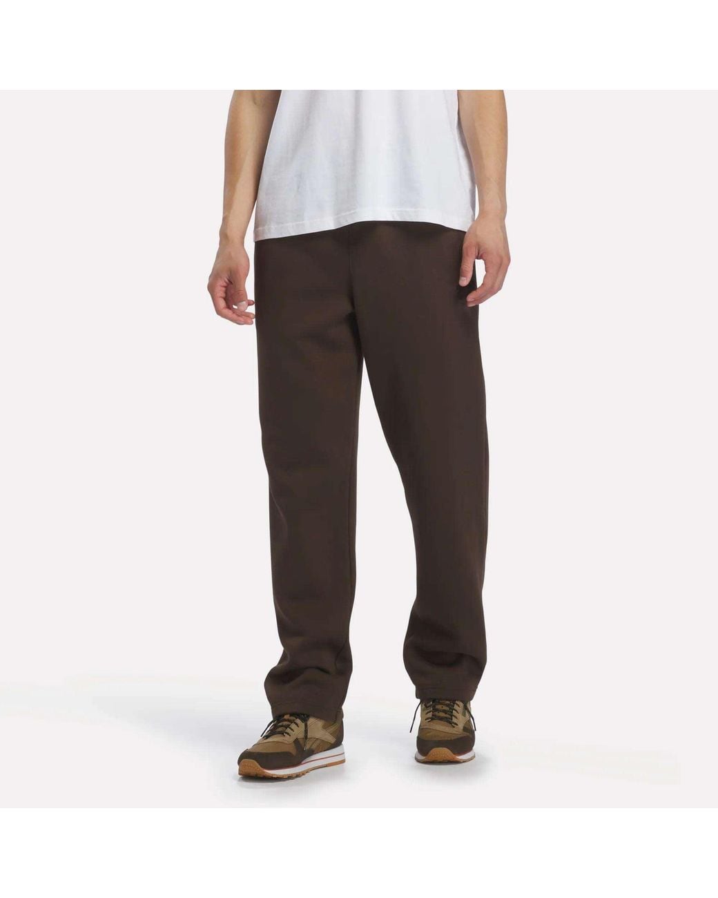 Reebok Gray Open Hem Pants for men
