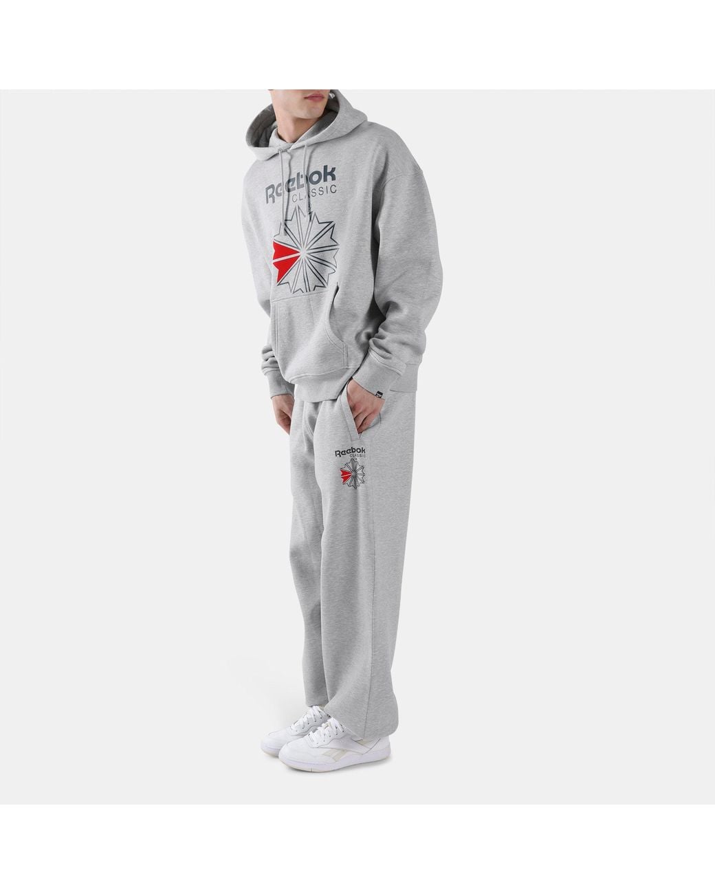 Reebok Gray Starcrest Relaxed Jogger Pant