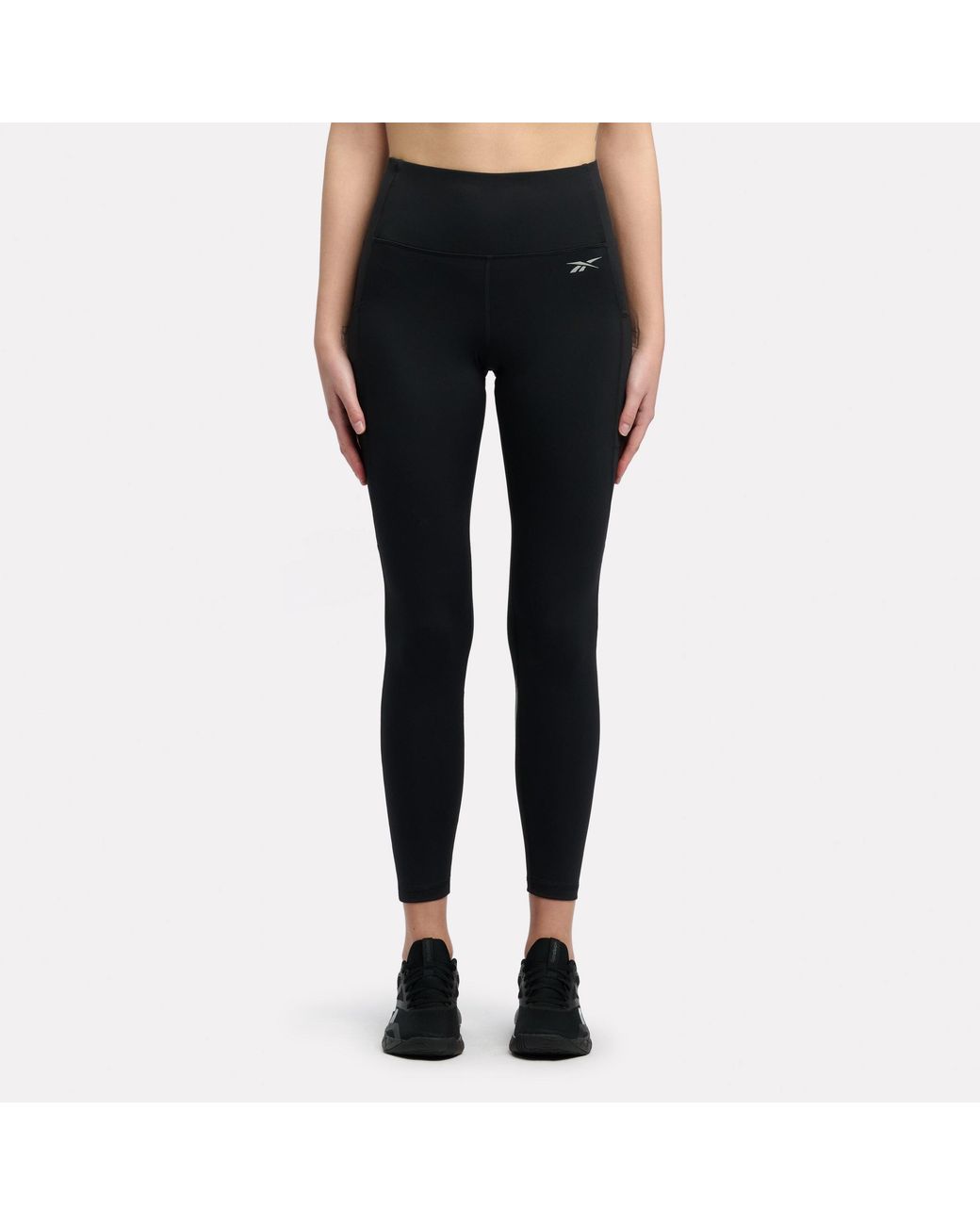 Reebok Black Lux Speed High-Rise Running Leggings