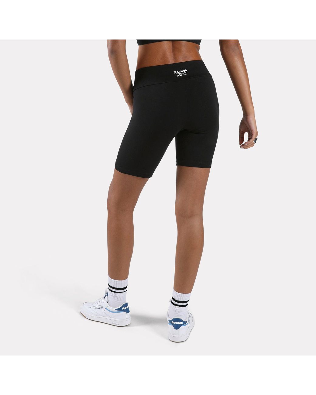 Reebok Black Frida Small Logo Cycle Shorts