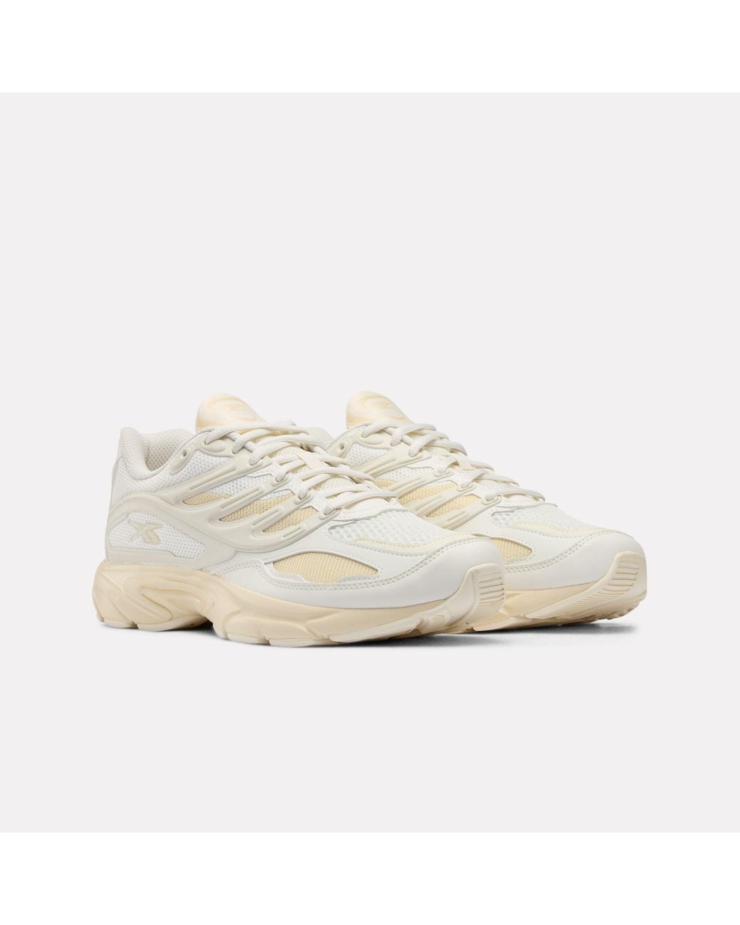Reebok White Premier Road Control Sneakers