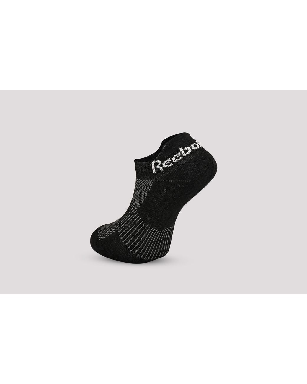 Reebok Black Sports Essentials Low Socks (3 Pack)