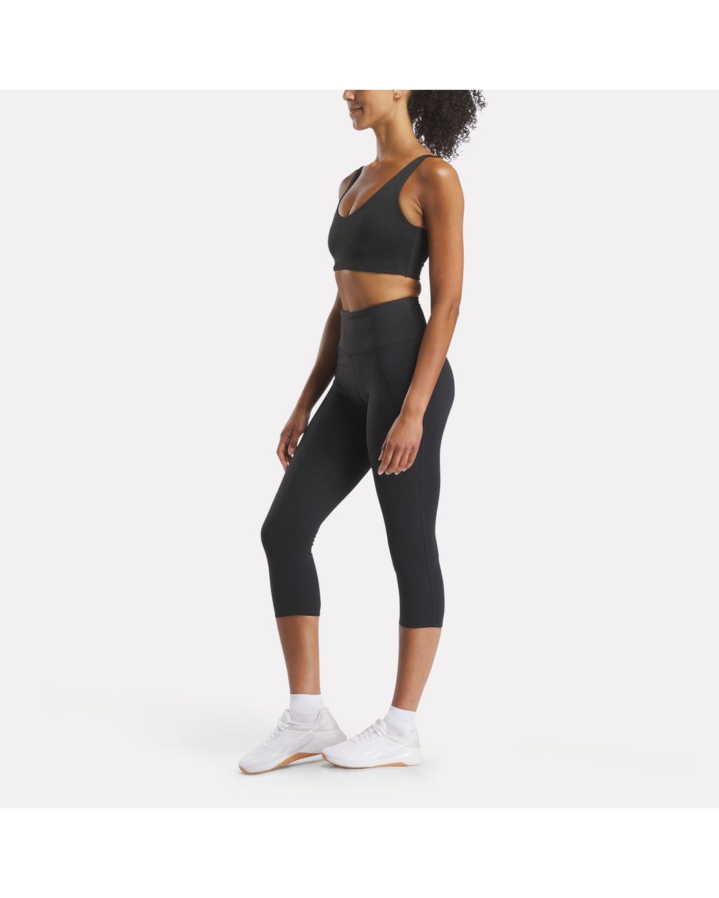 Reebok Green Yoga V-Neck Bra