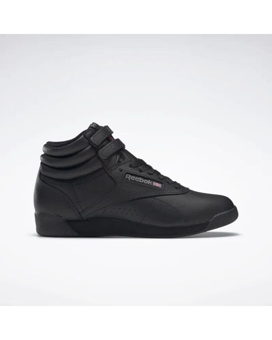 Reebok Black Freestyle Hi Trainers