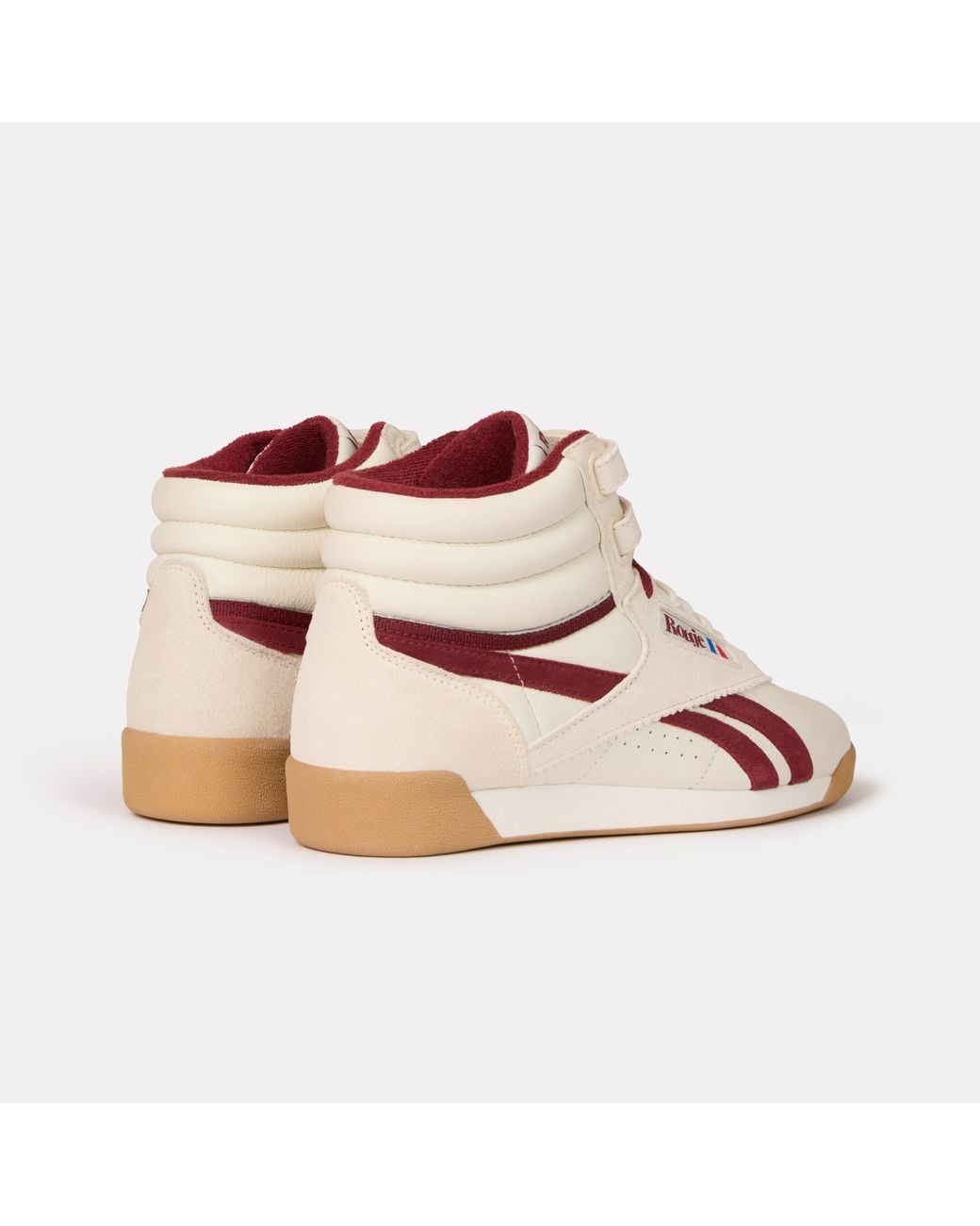 Reebok Pink X Rouje Freestyle Hi Trainers