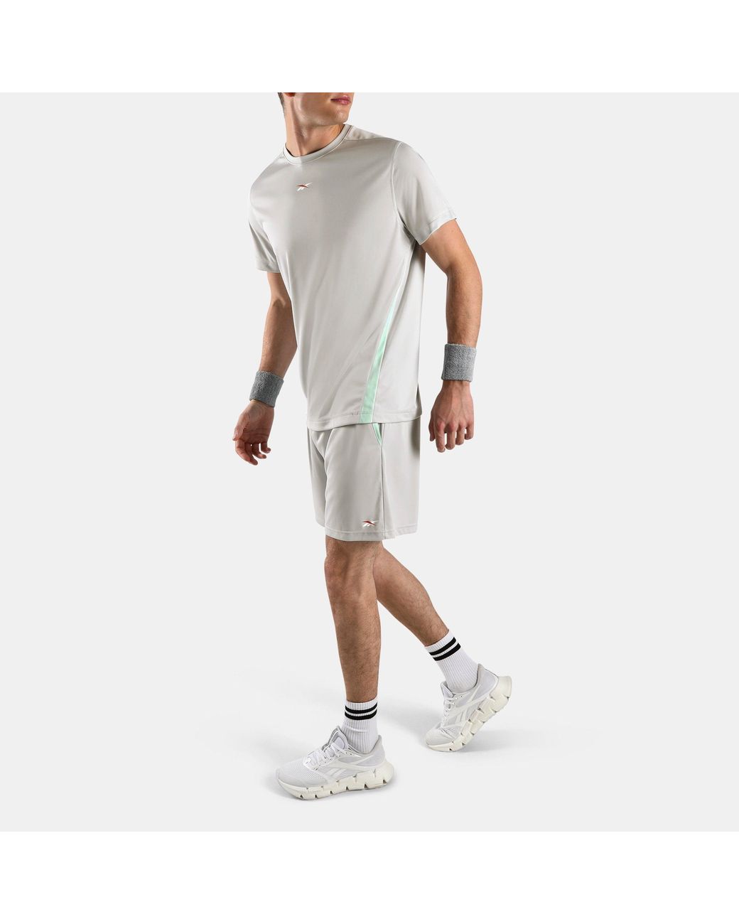 Reebok Gray Id Train Blocked T-Shirt for men
