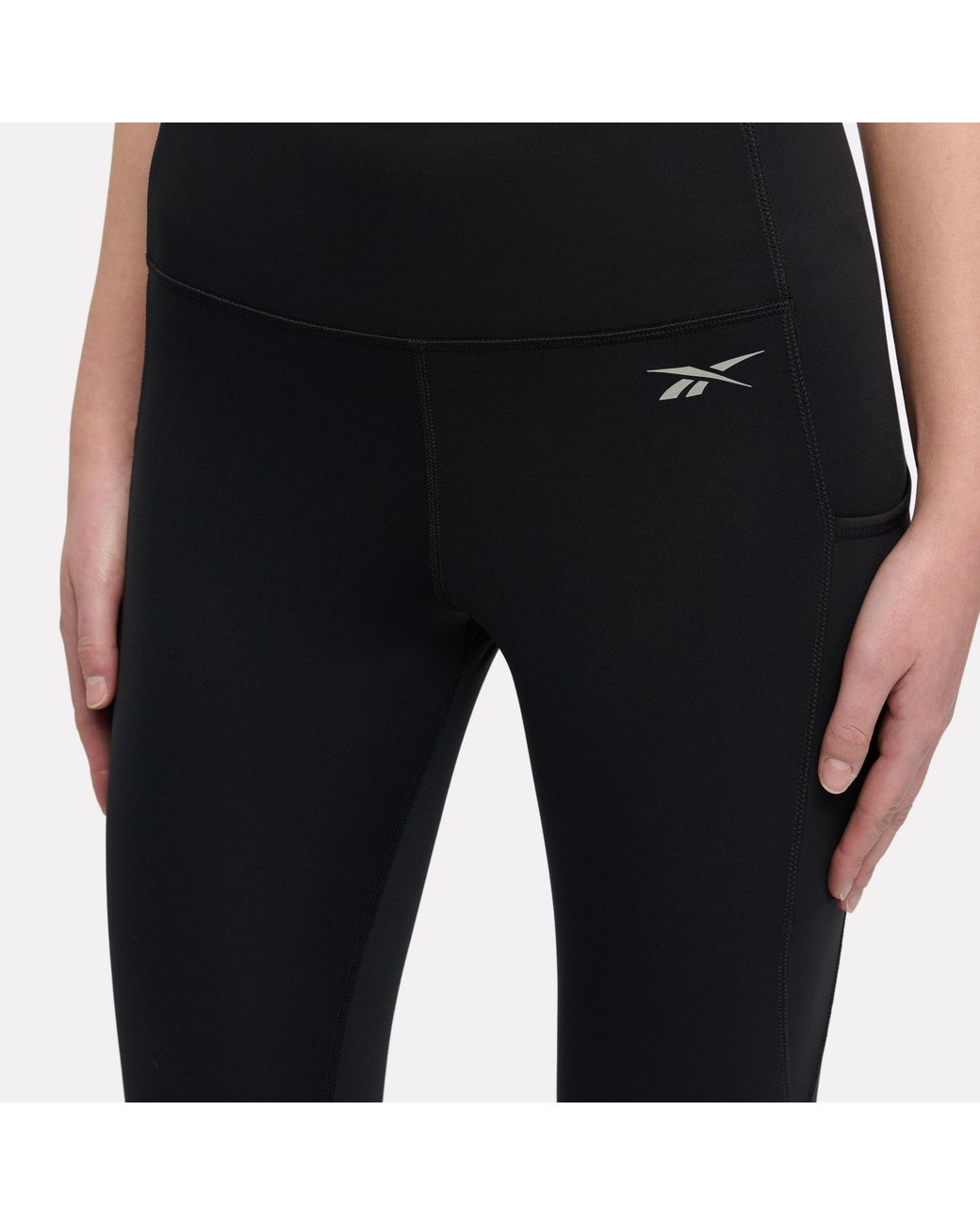 Reebok Black Lux Speed High-Rise Running Leggings