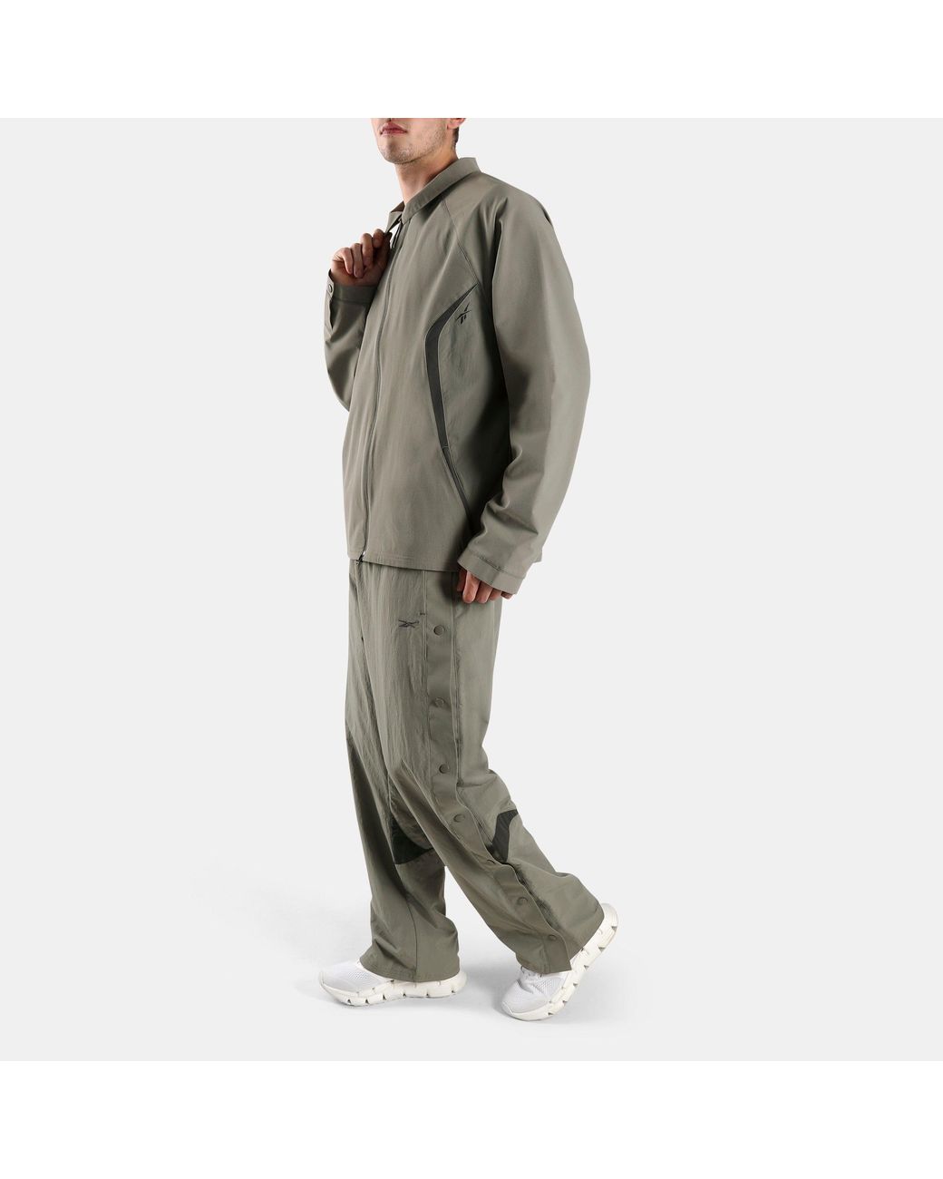 Pantalon Snap Rbk.Basketball, Taille Reebok en coloris Gray