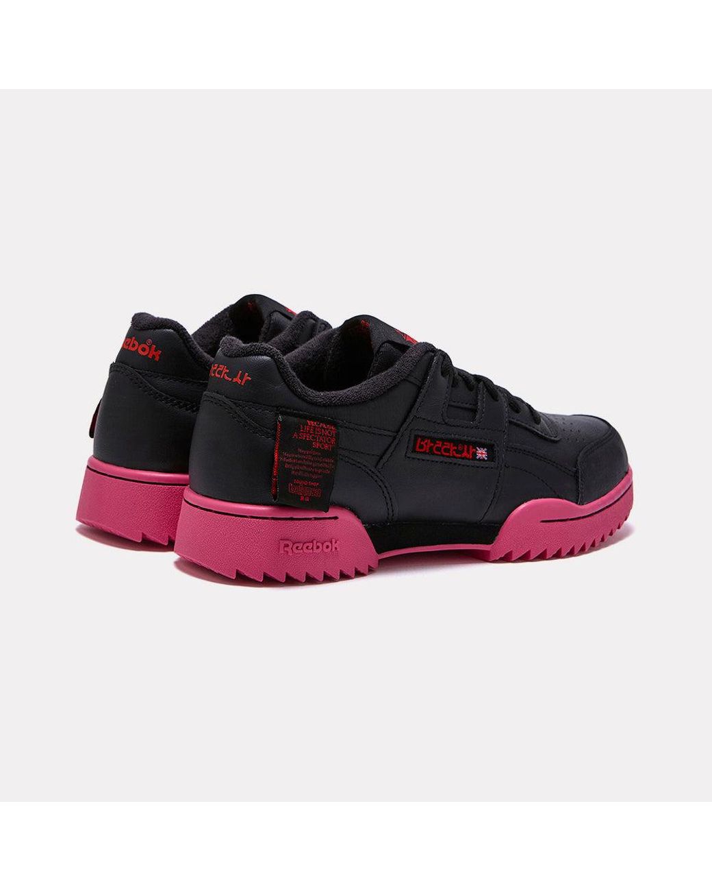 Reebok Black X Balansa Workout Plus Ripple Trainers