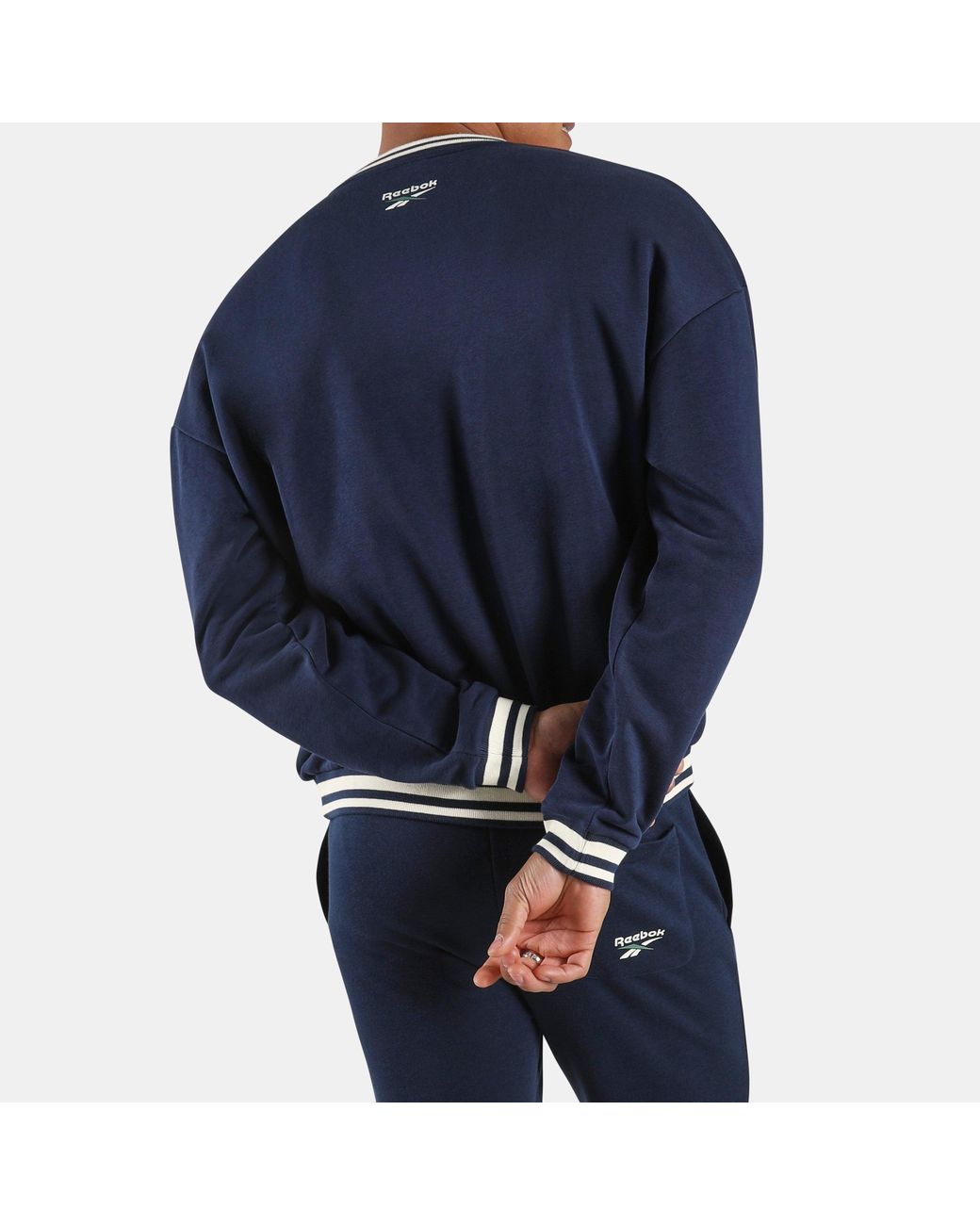 Reebok Blue Lawn Club Crew Sweatshirt for men