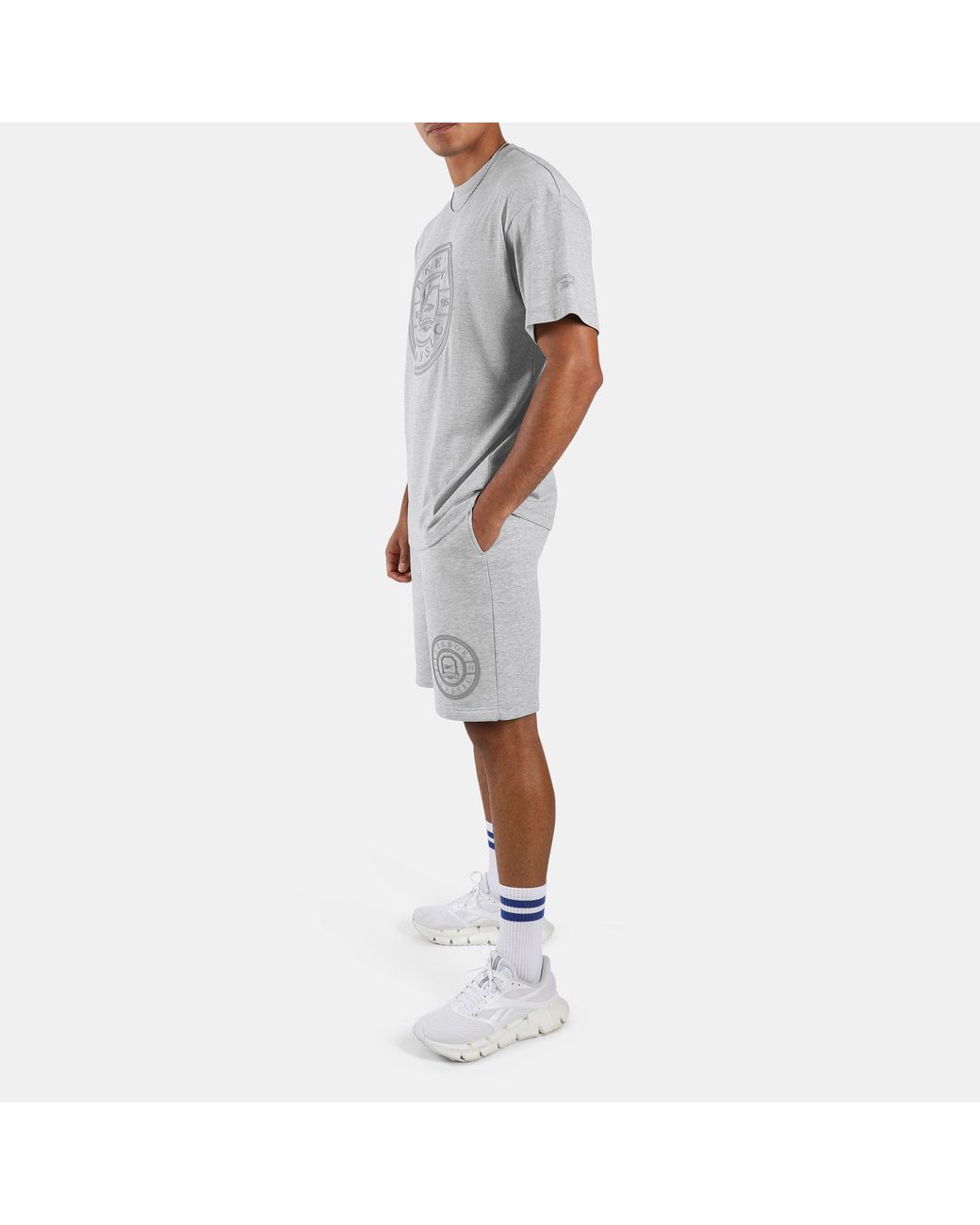 Reebok Gray Crest T-Shirt for men