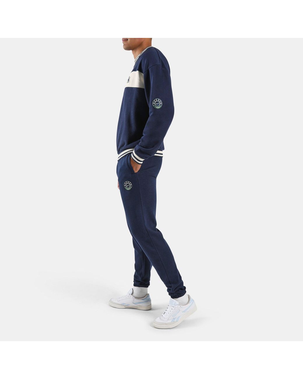 Reebok Blue Lawn Club Crew Sweatshirt for men