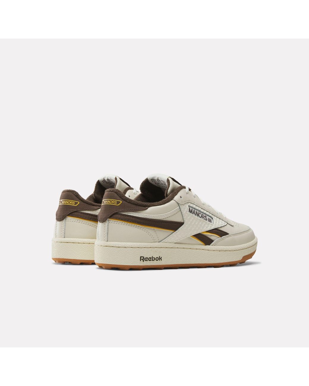 Reebok White X Manors Club C Revenge Golf Shoes