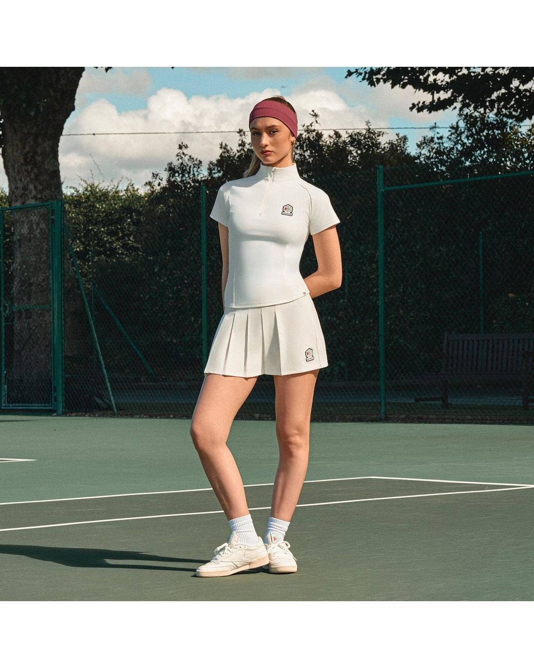 Reebok White Tennis Skirt