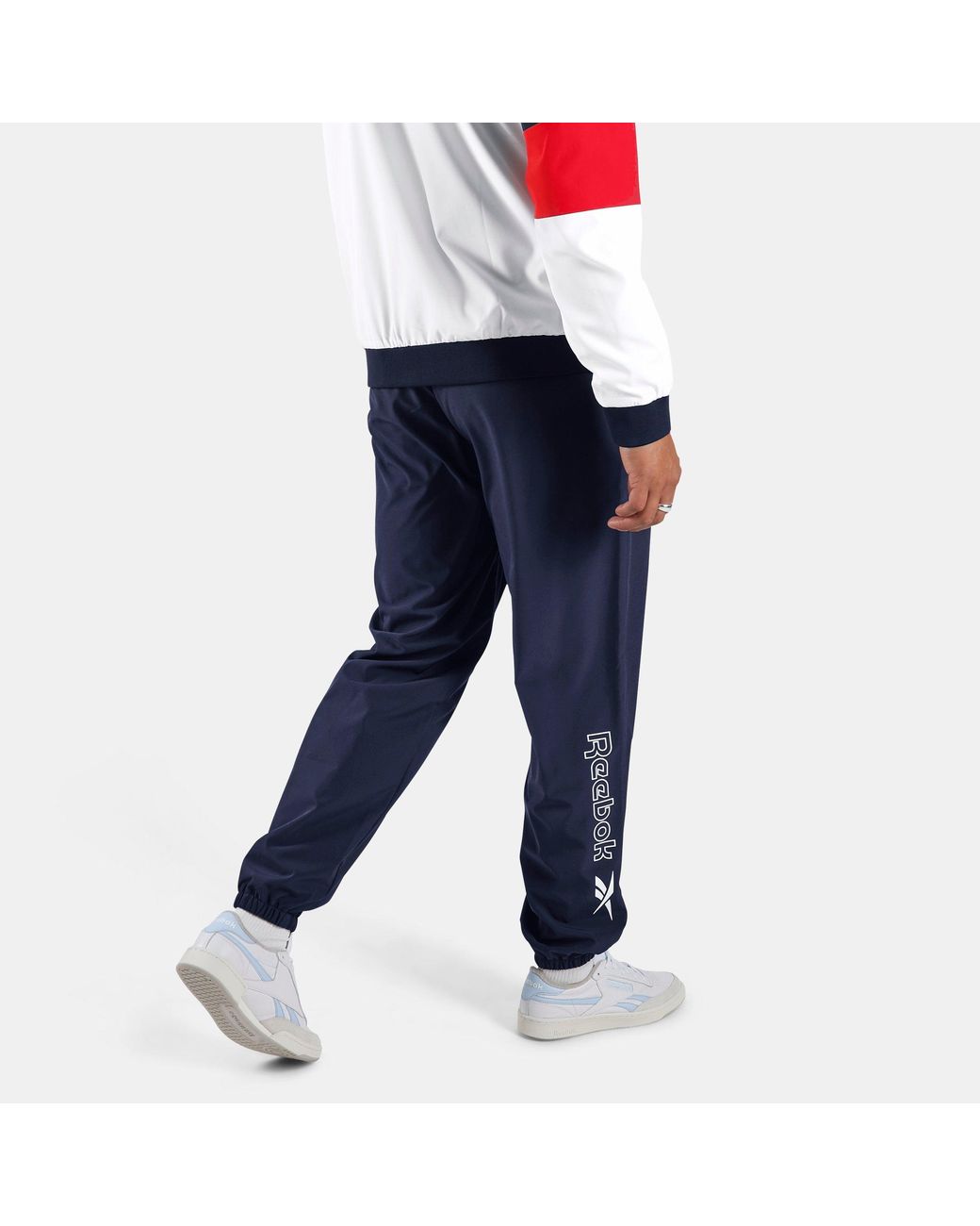 Reebok Blue Heritage Logo Track Pants
