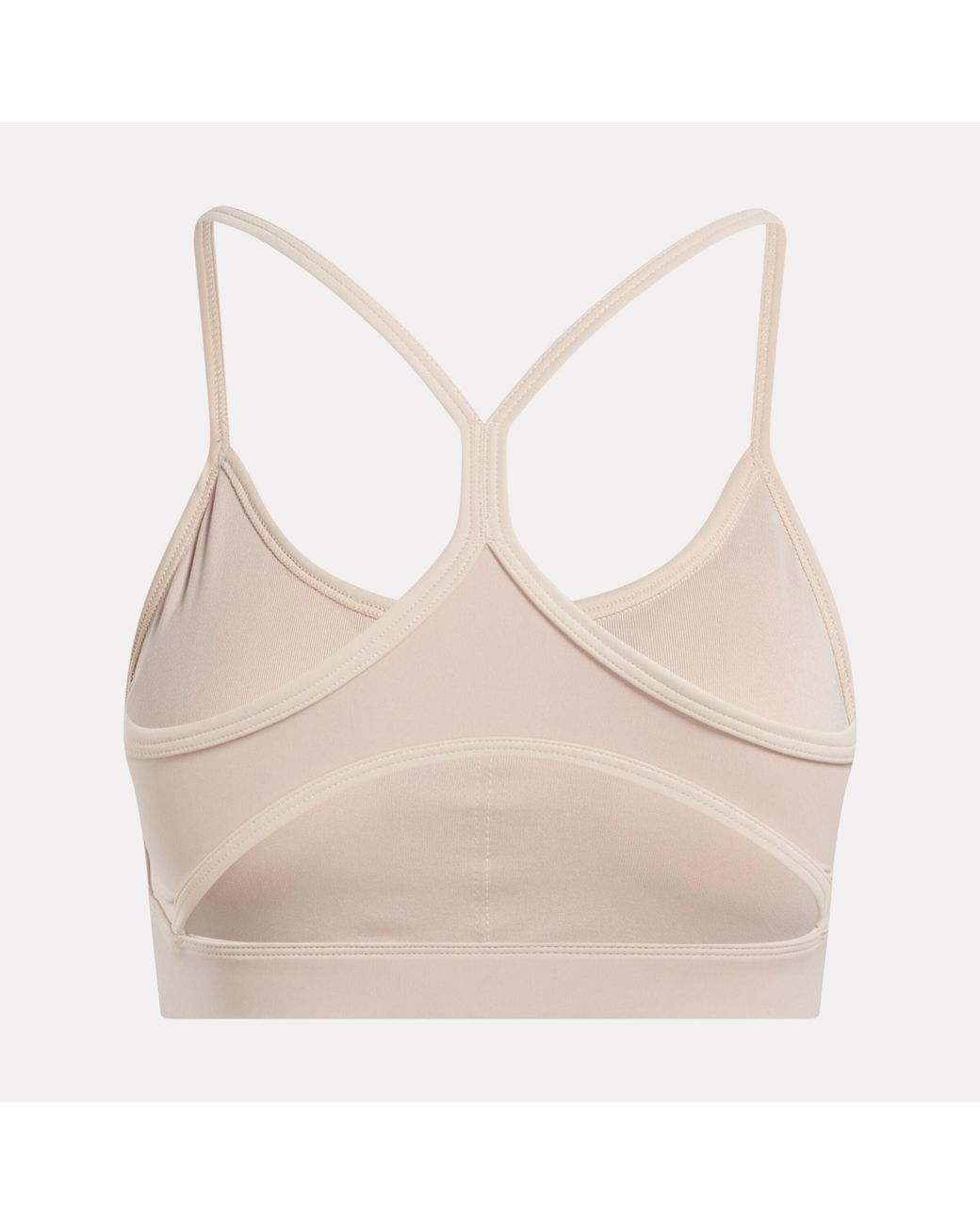 Reebok Brown Lux Strappy Sports Bra