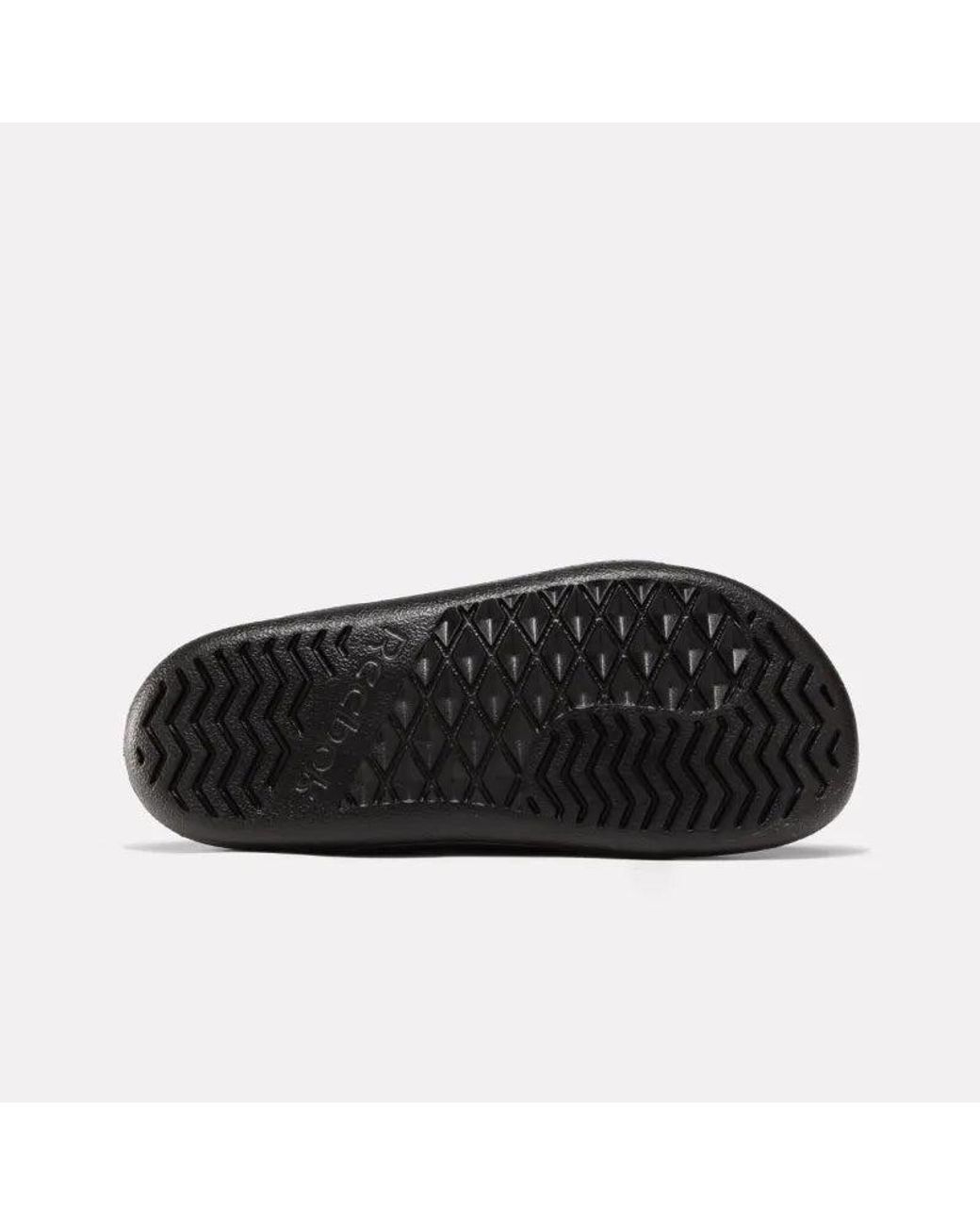 Reebok Black Clean Slides, Größe