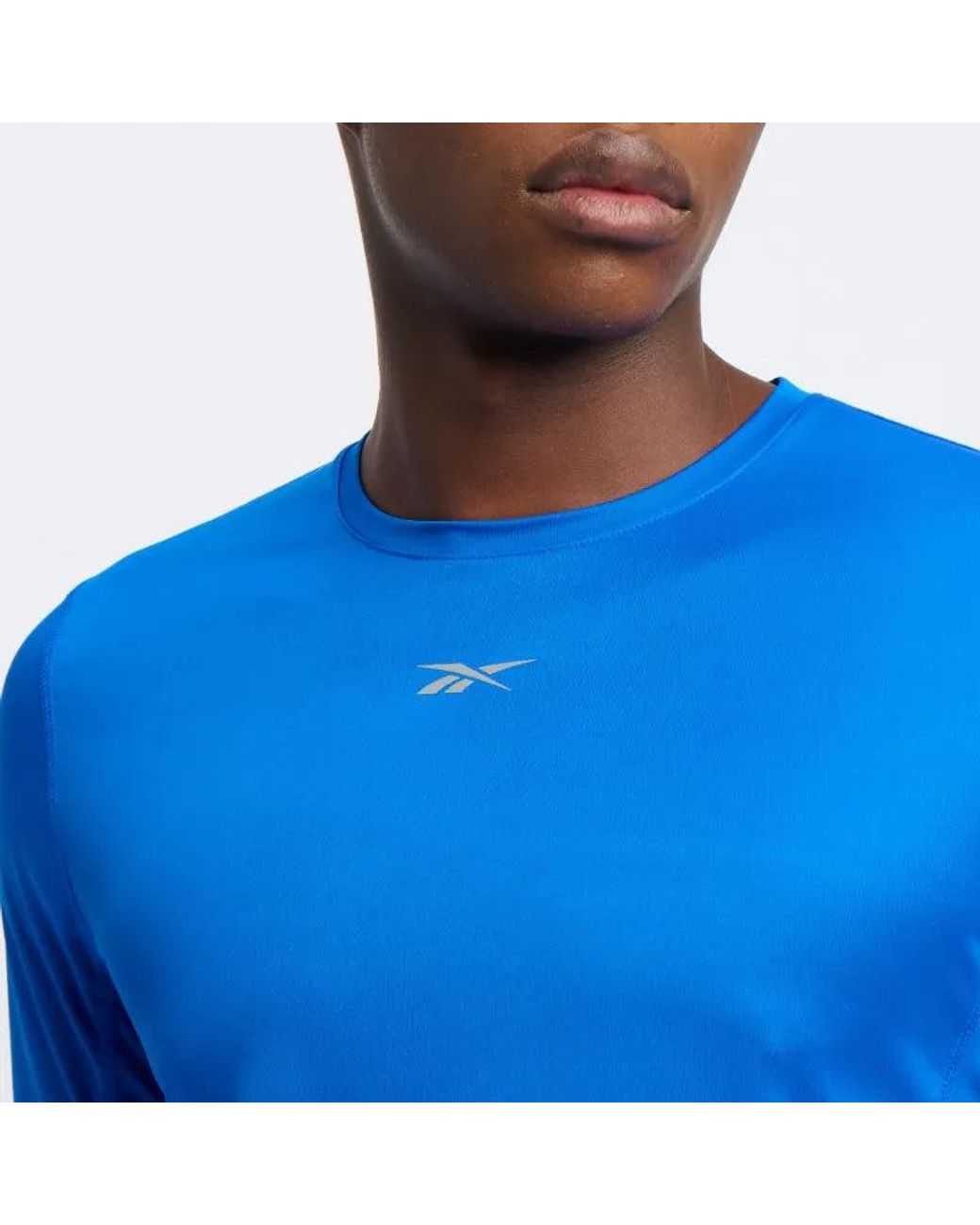 Reebok Hardloop Speedwick T-Shirt, Afmeting in het Blue voor heren