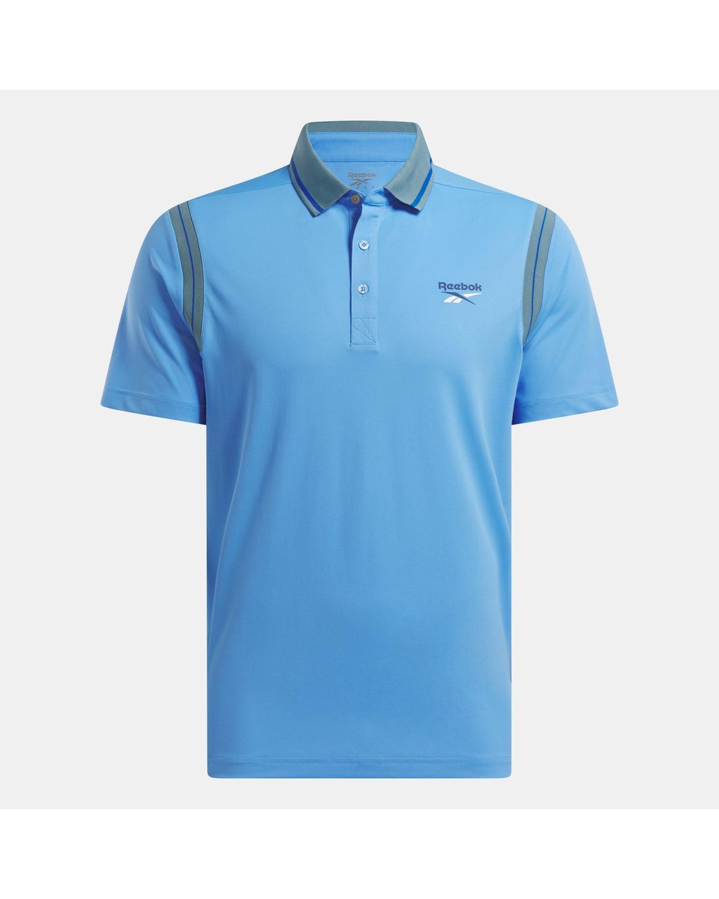 Reebok Blue Varsity Polo Shirt