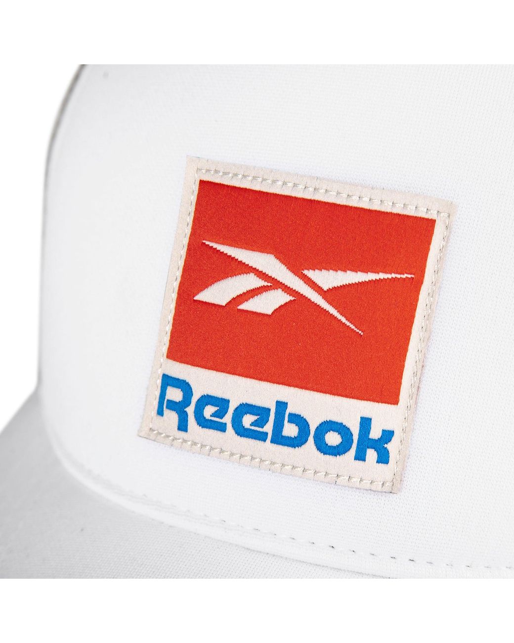 Reebok White Vintage Trucker Cap