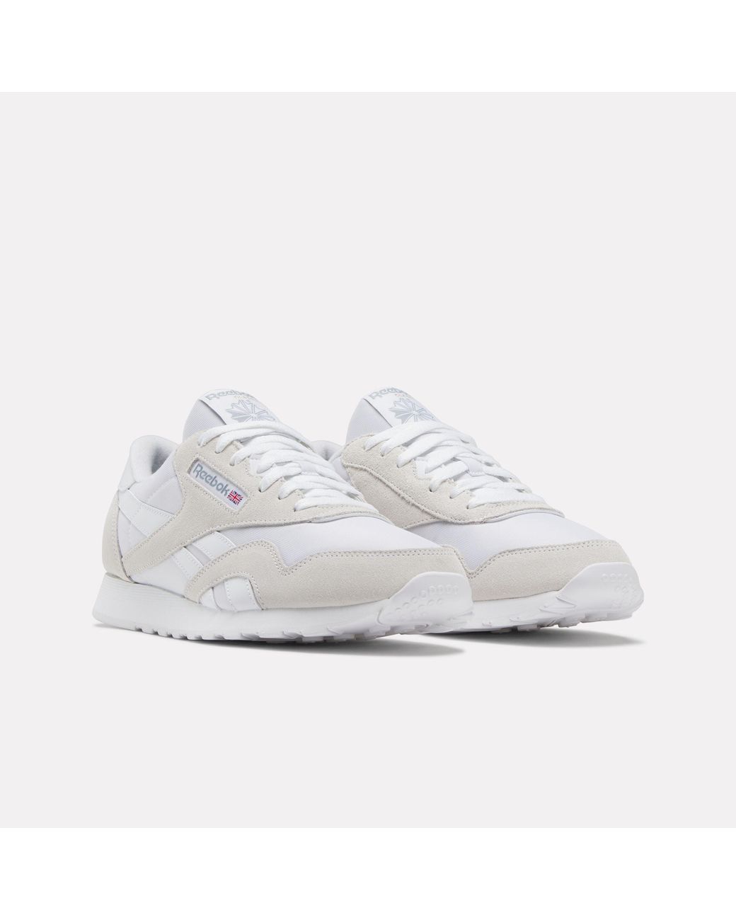 Reebok White Classic Nylon Trainers for men