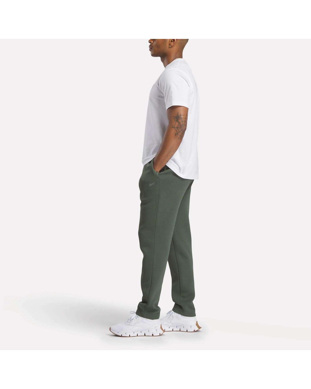 Reebok Gray Patent Pants for men