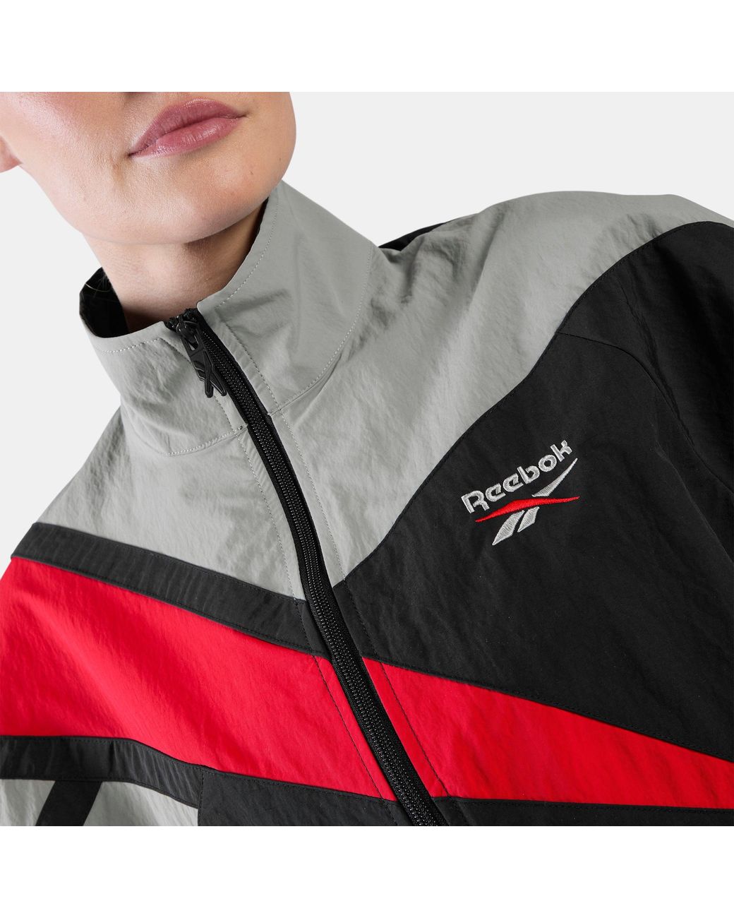 Reebok Black Icon Open Hem Track Top