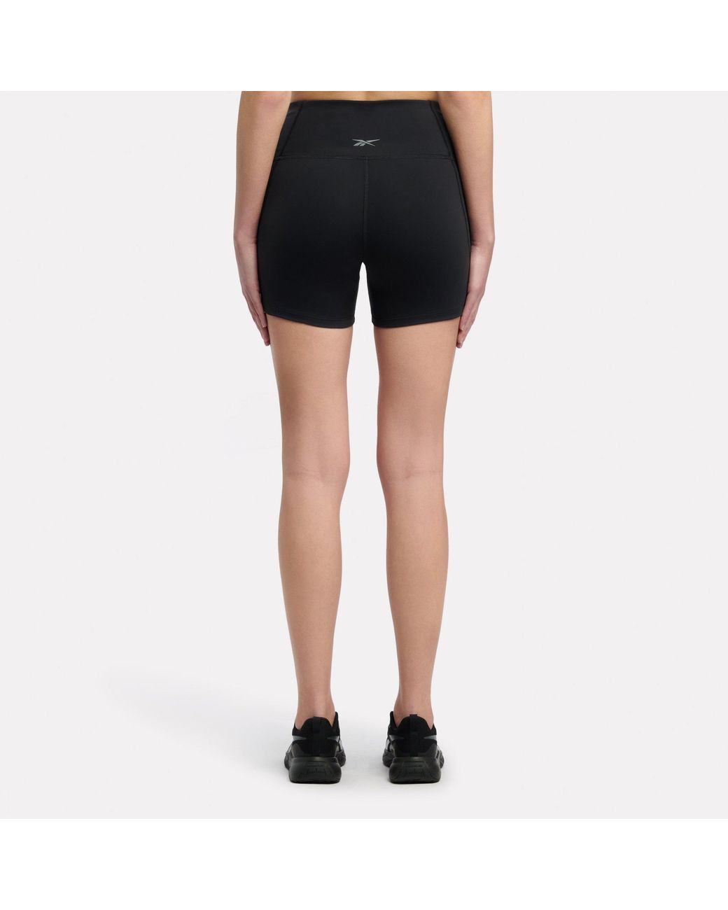 Reebok Blue Lux High-Rise Mini Biker Shorts