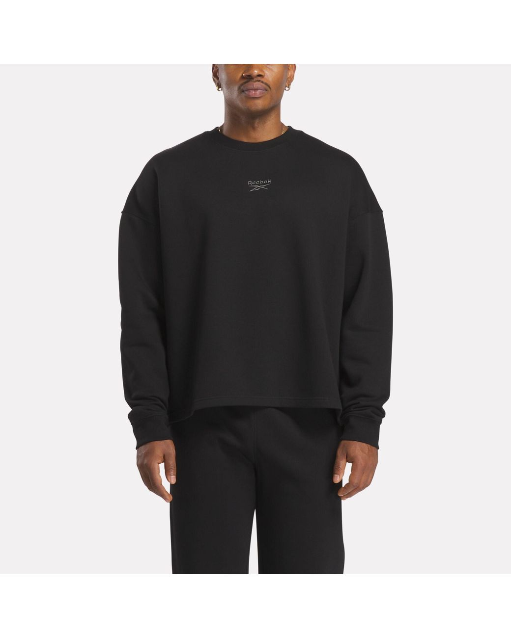 Reebok Black Wardrobe Essentials Sweatshirt for men