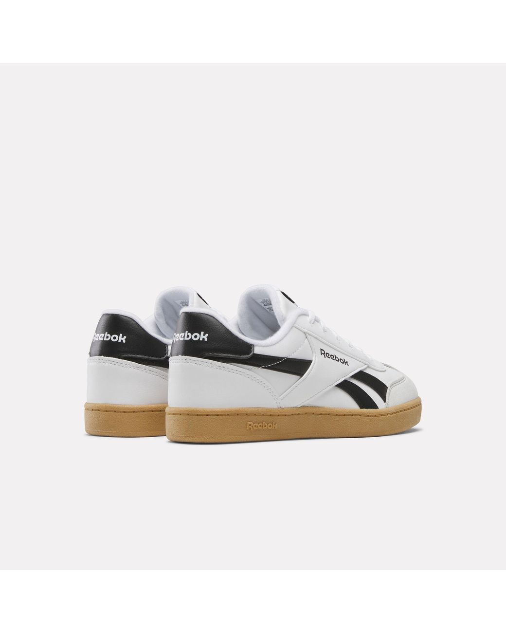 Reebok White Smash Edge Junior Trainers, Gum