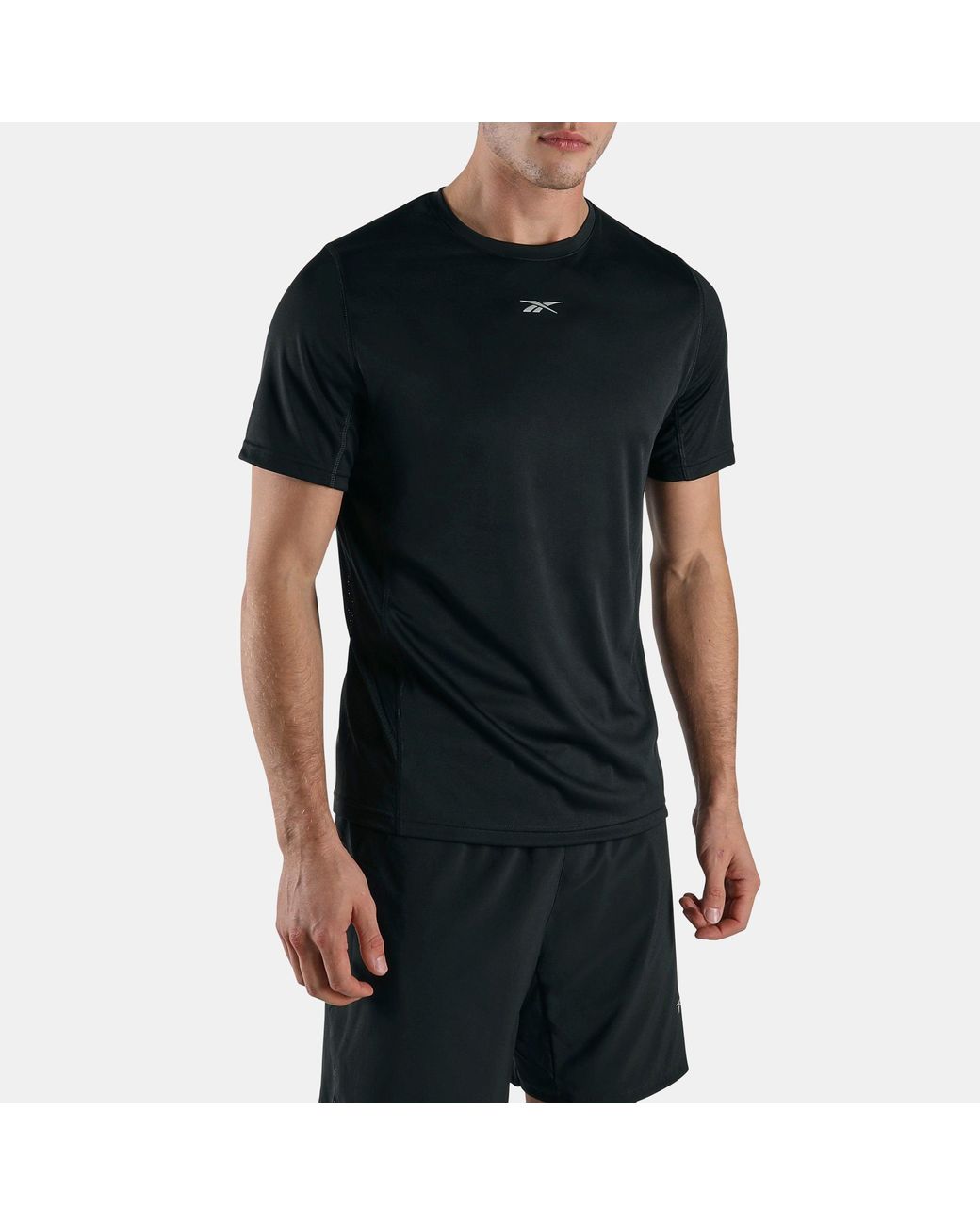 Reebok Black Id Run T-Shirt