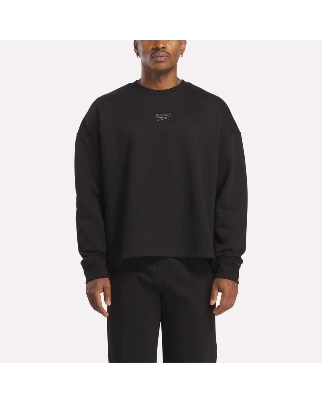 Reebok Black Wardrobe Essentials Sweatshirt for men