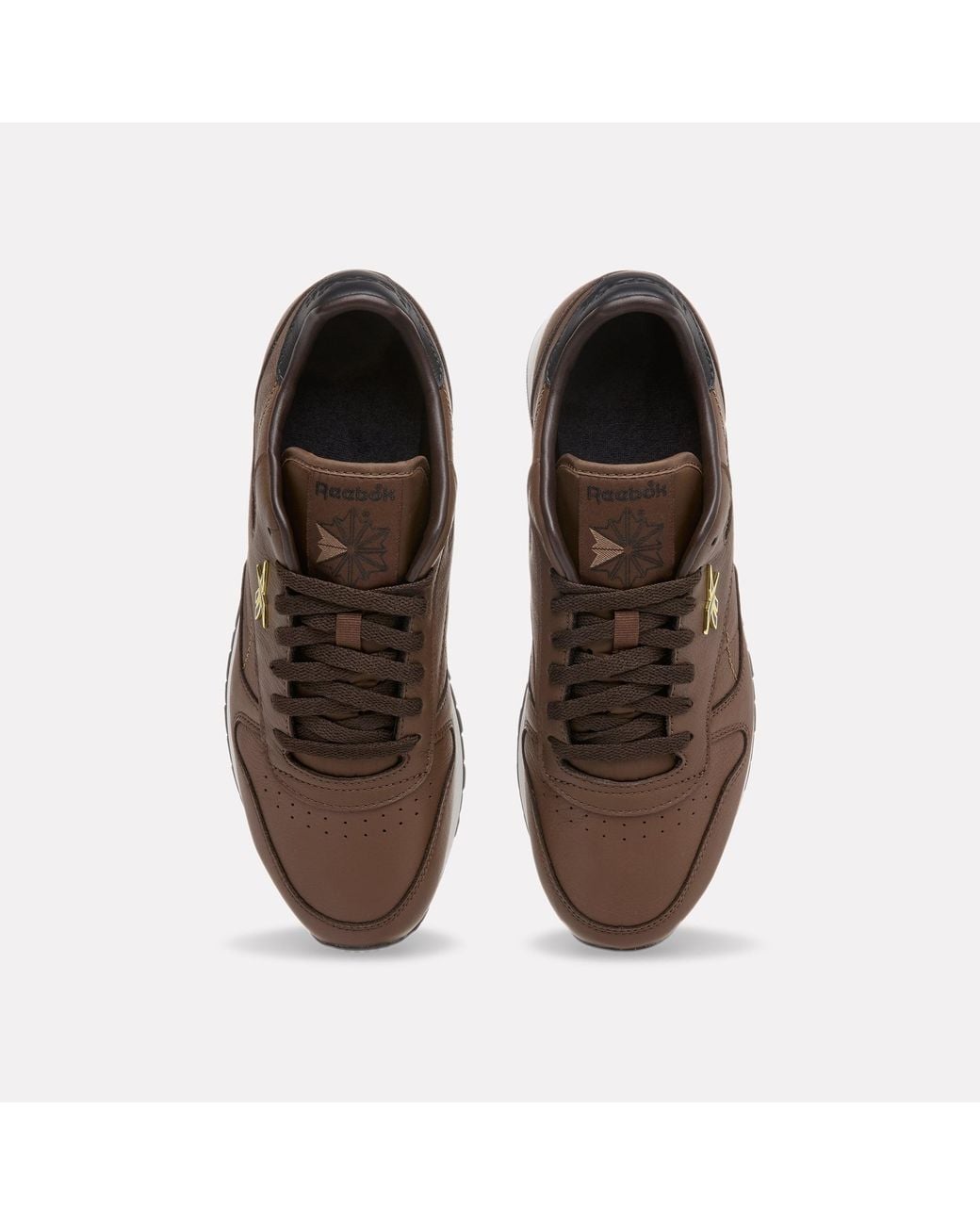 Reebok Brown Classic Leather Sneakers