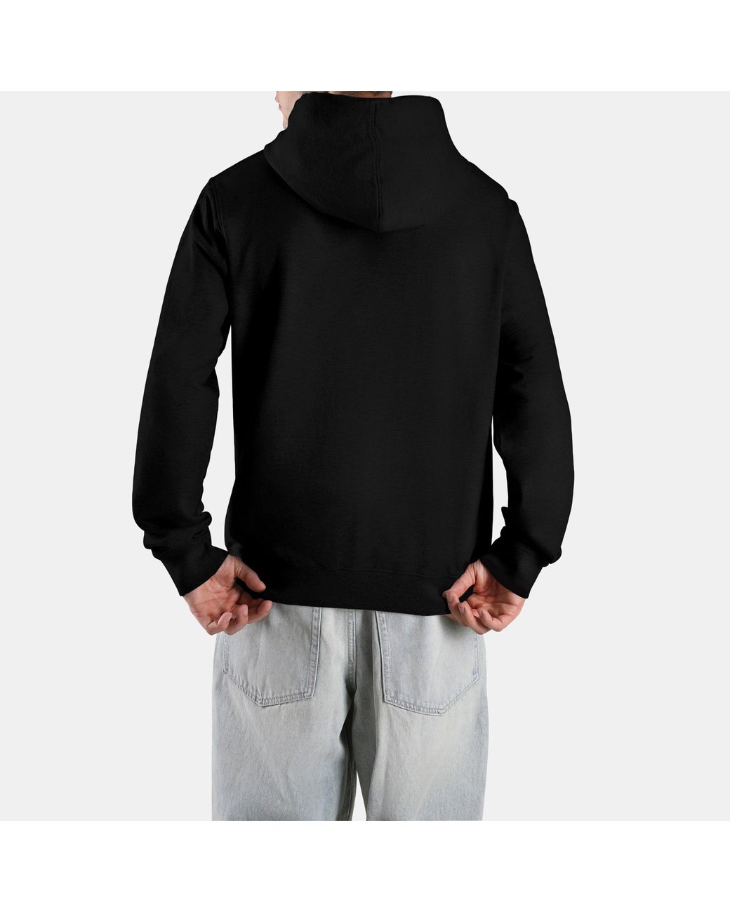Reebok Black Id Small Logo French Terry Hoodie for men