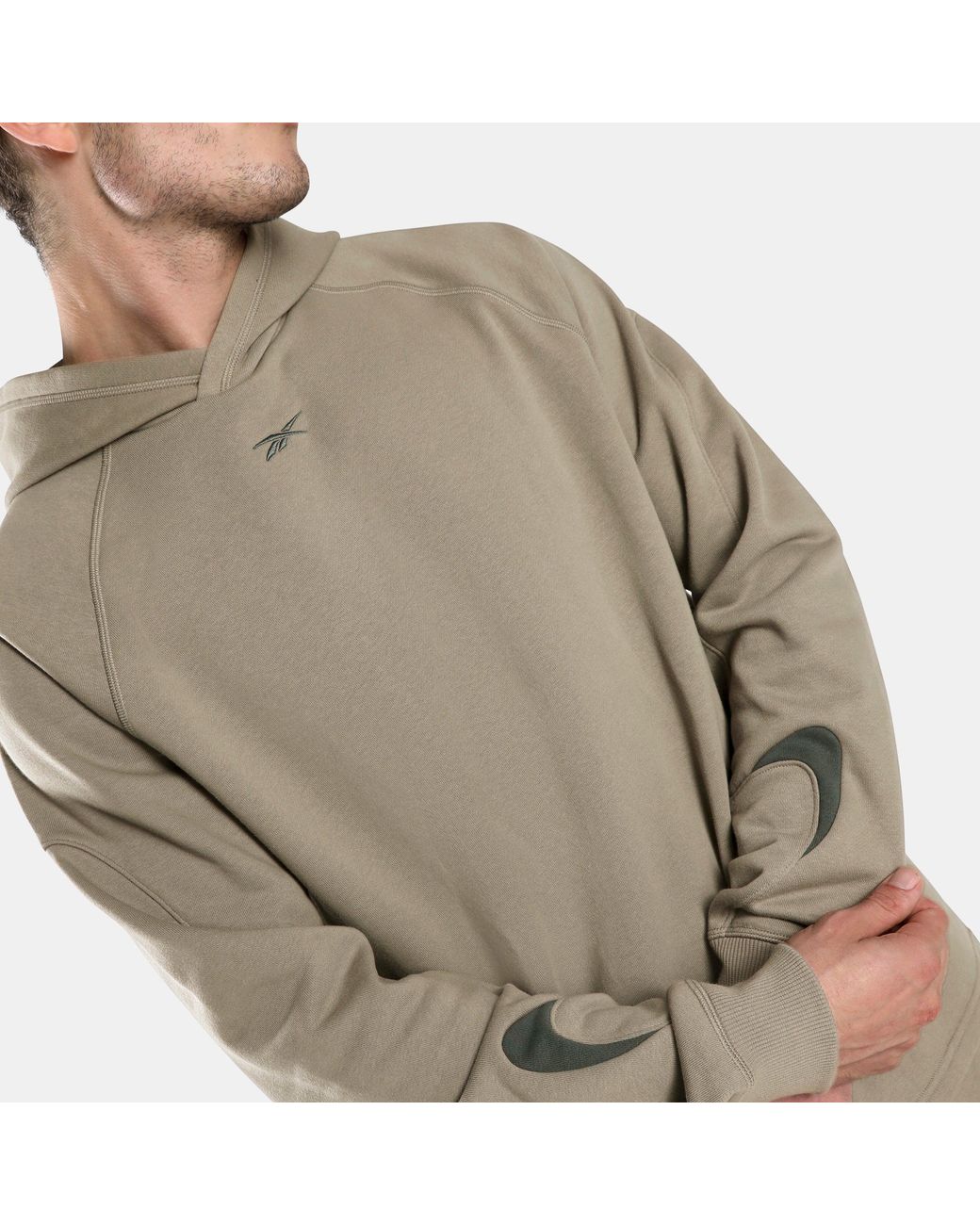 Reebok Green Rbk.Basketball Ft Oh Hoodie for men