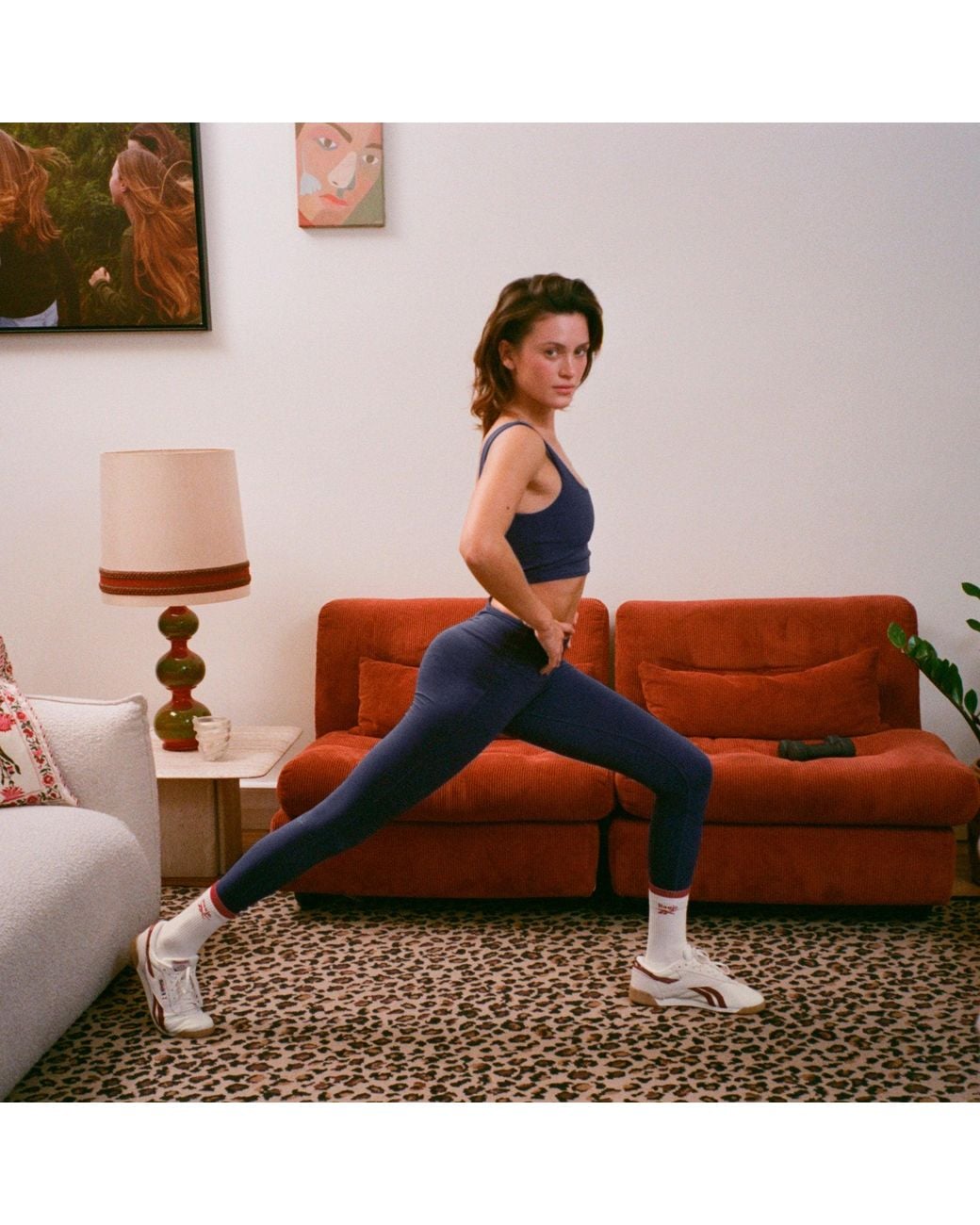 Reebok Blue X Rouje Isa Sports Bra