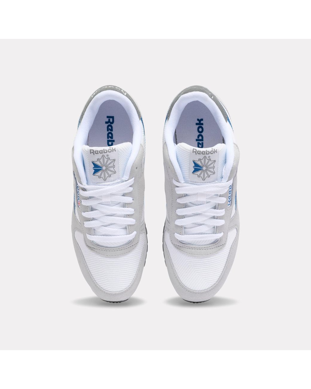 Reebok Blue Classic Leather Sneakers