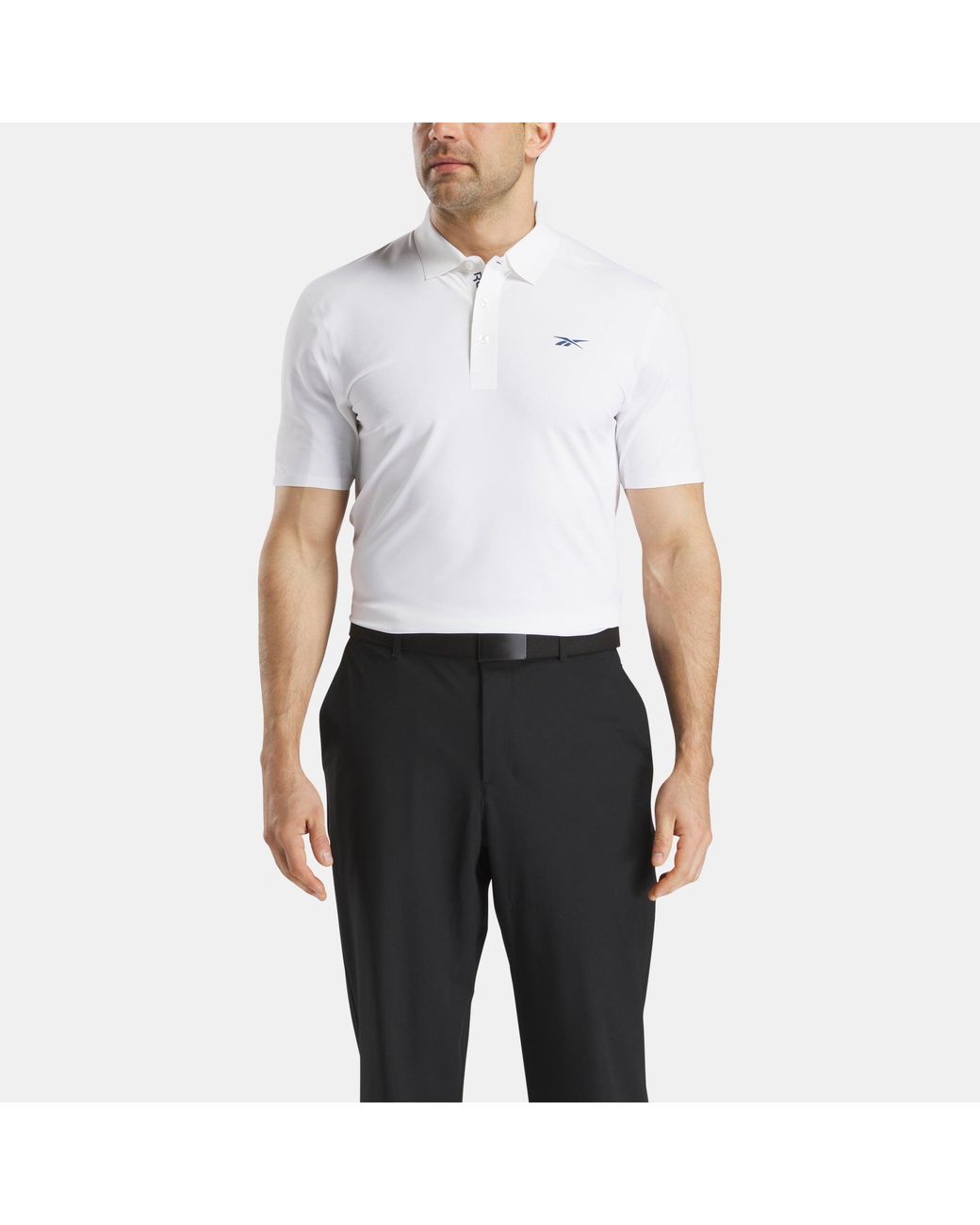 Polo Bonded Pique Da Uomo, Taglia di Reebok in White