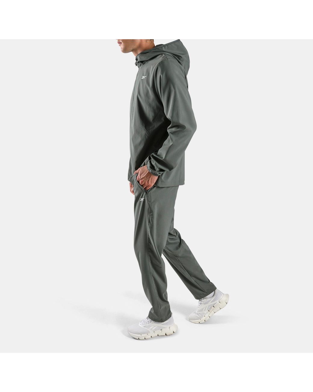 Reebok Gray Id Woven Jacket for men