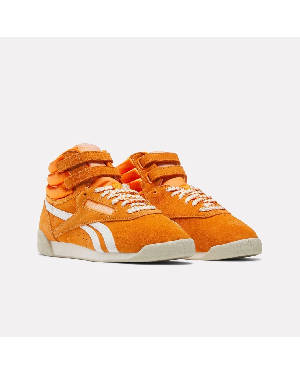 Reebok Orange Freestyle Hi Trainers