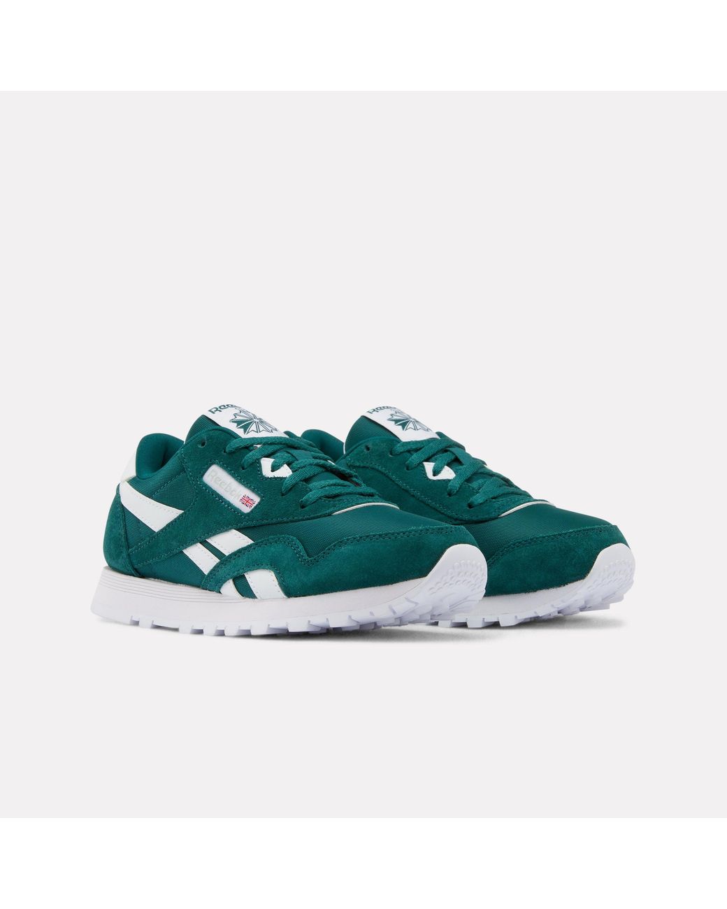 Reebok Green Classic Nylon Junior Trainers