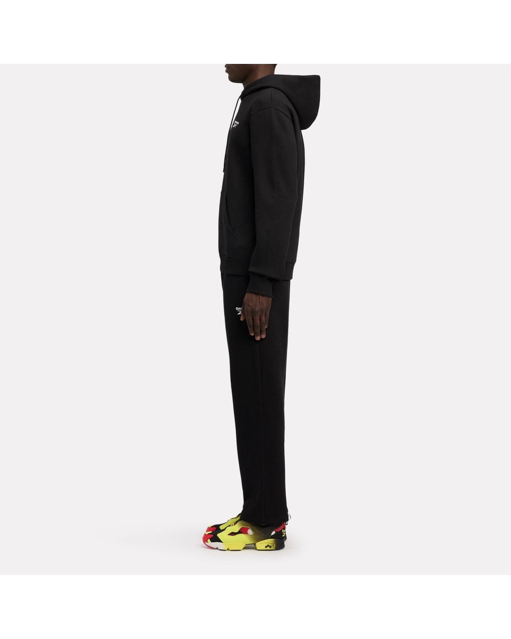 Reebok Black Id Open Hem Fleece Pant